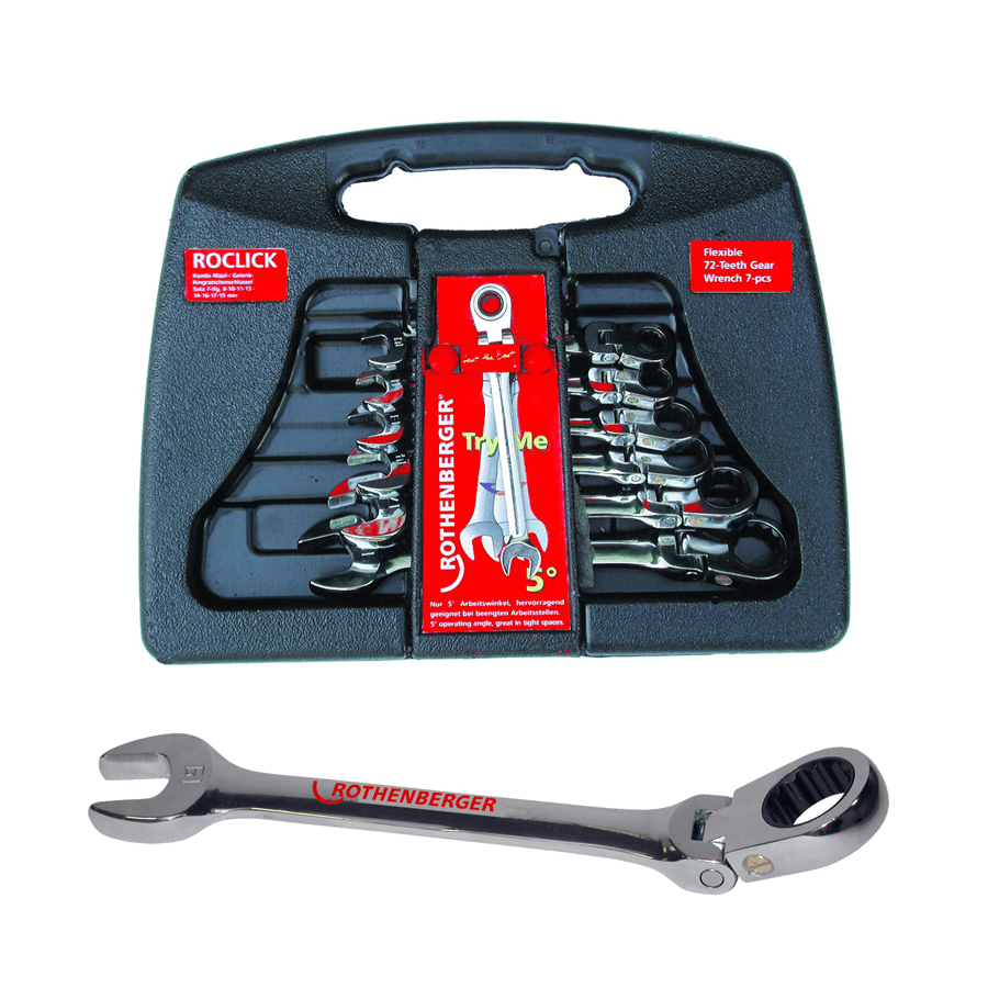 Set chei inelare ROTHENBERGER ROCLICK