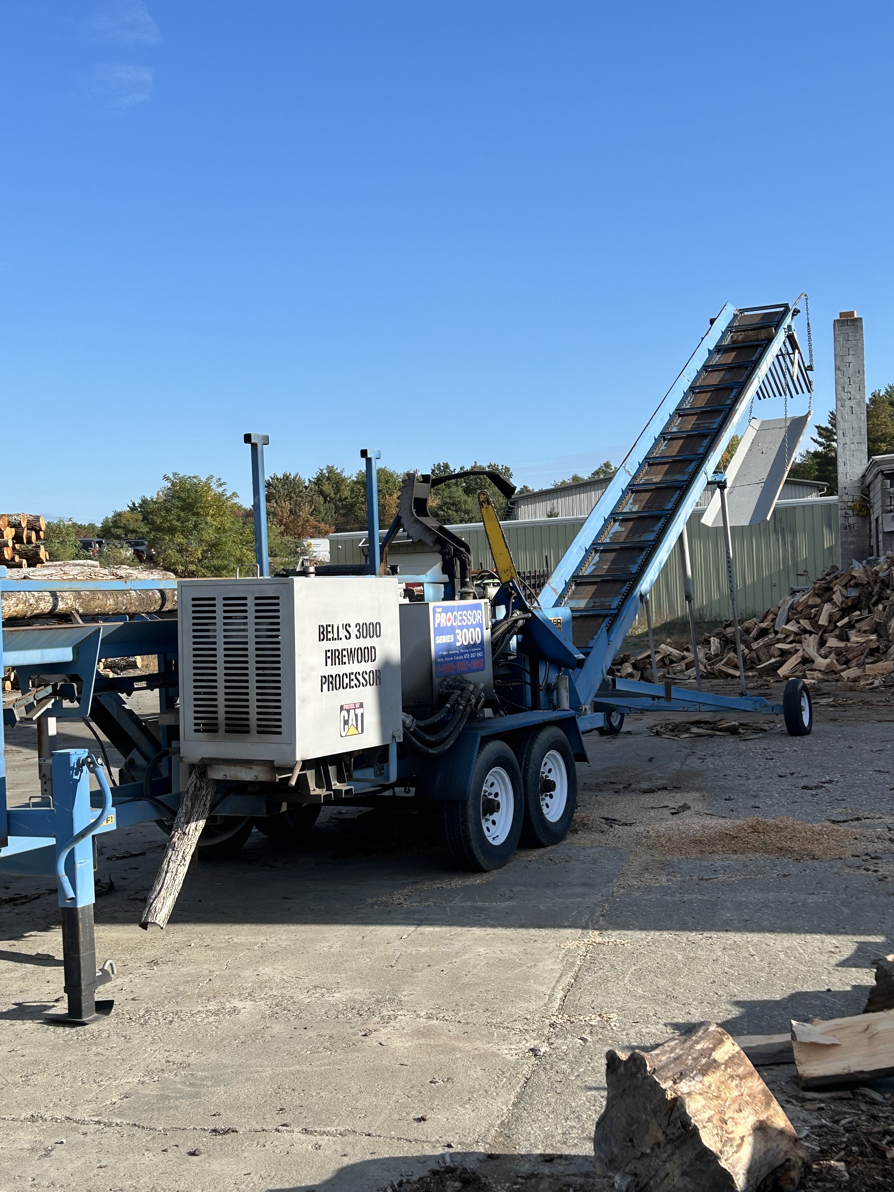 2015 Bell's 3000B Firewood Processor & 32' Conveyor - ForestryLink