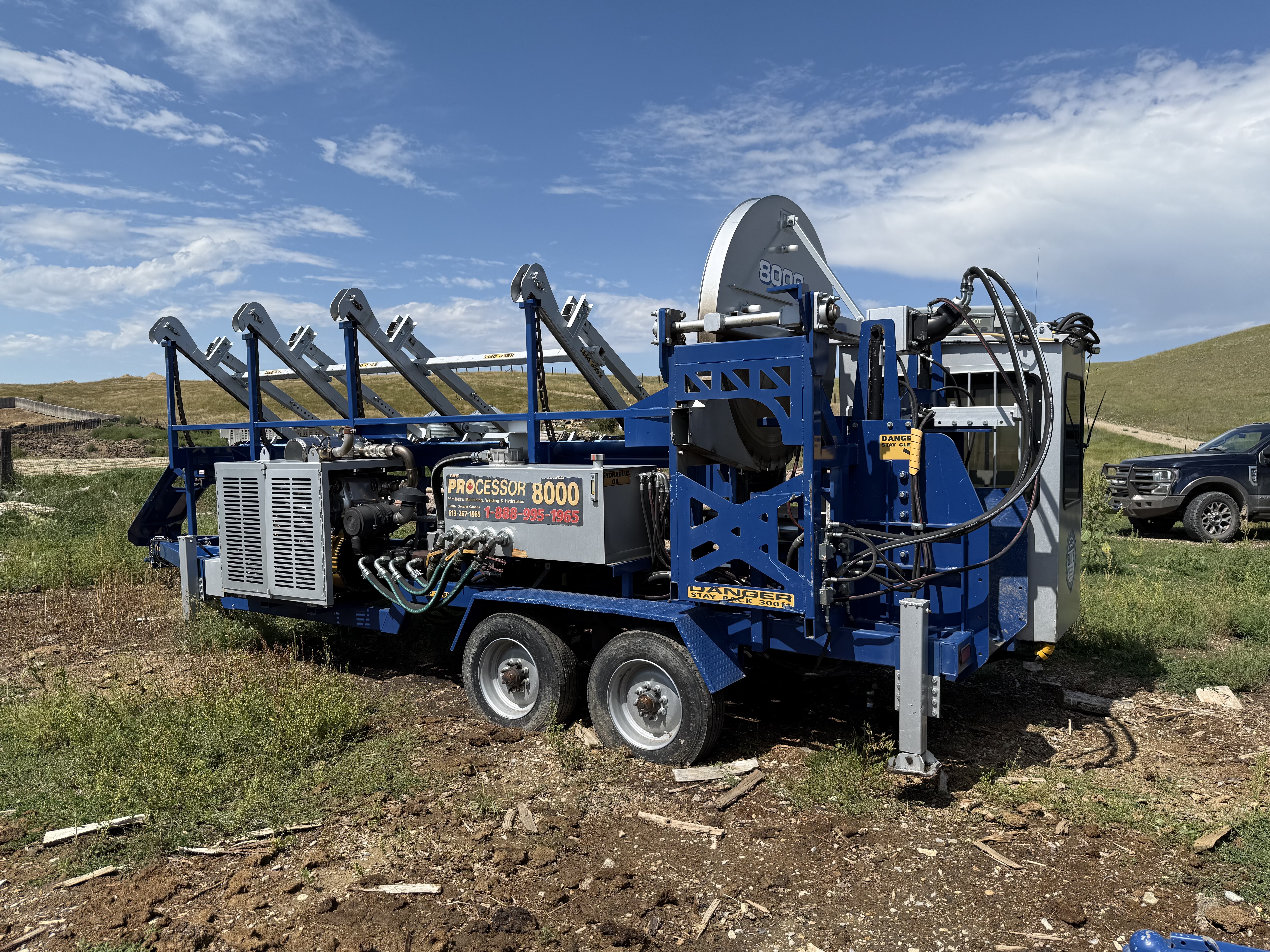 2020 Bell's 8000C Firewood Processor & 32' Conveyor - ForestryLink