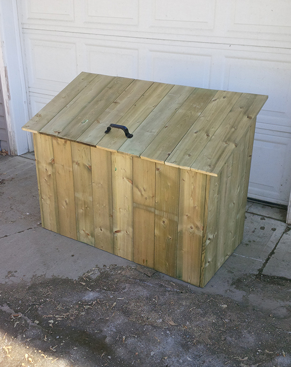 Garbage Box Forest Trek Woodwork