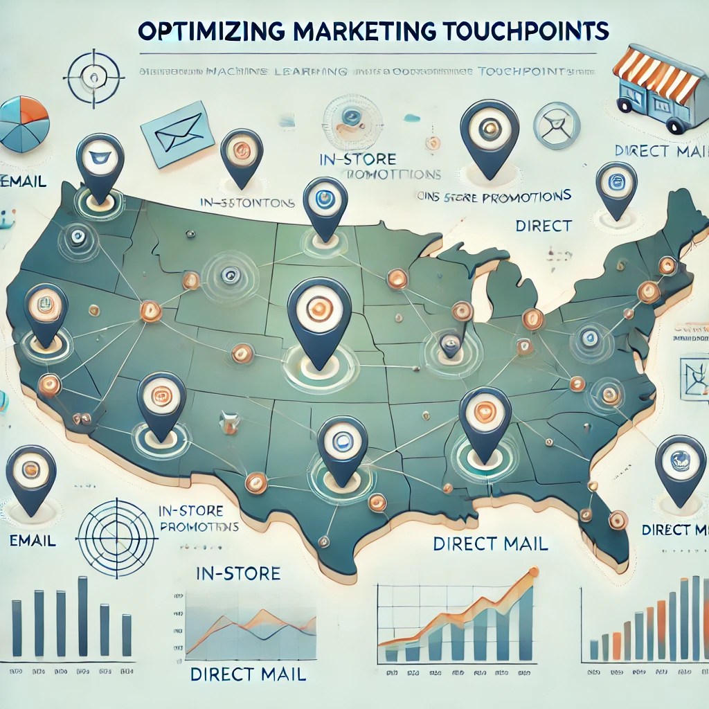 A visualization of a business optimization problem.