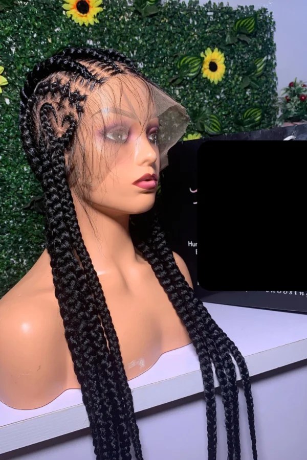 How to curl the ends of your box braids