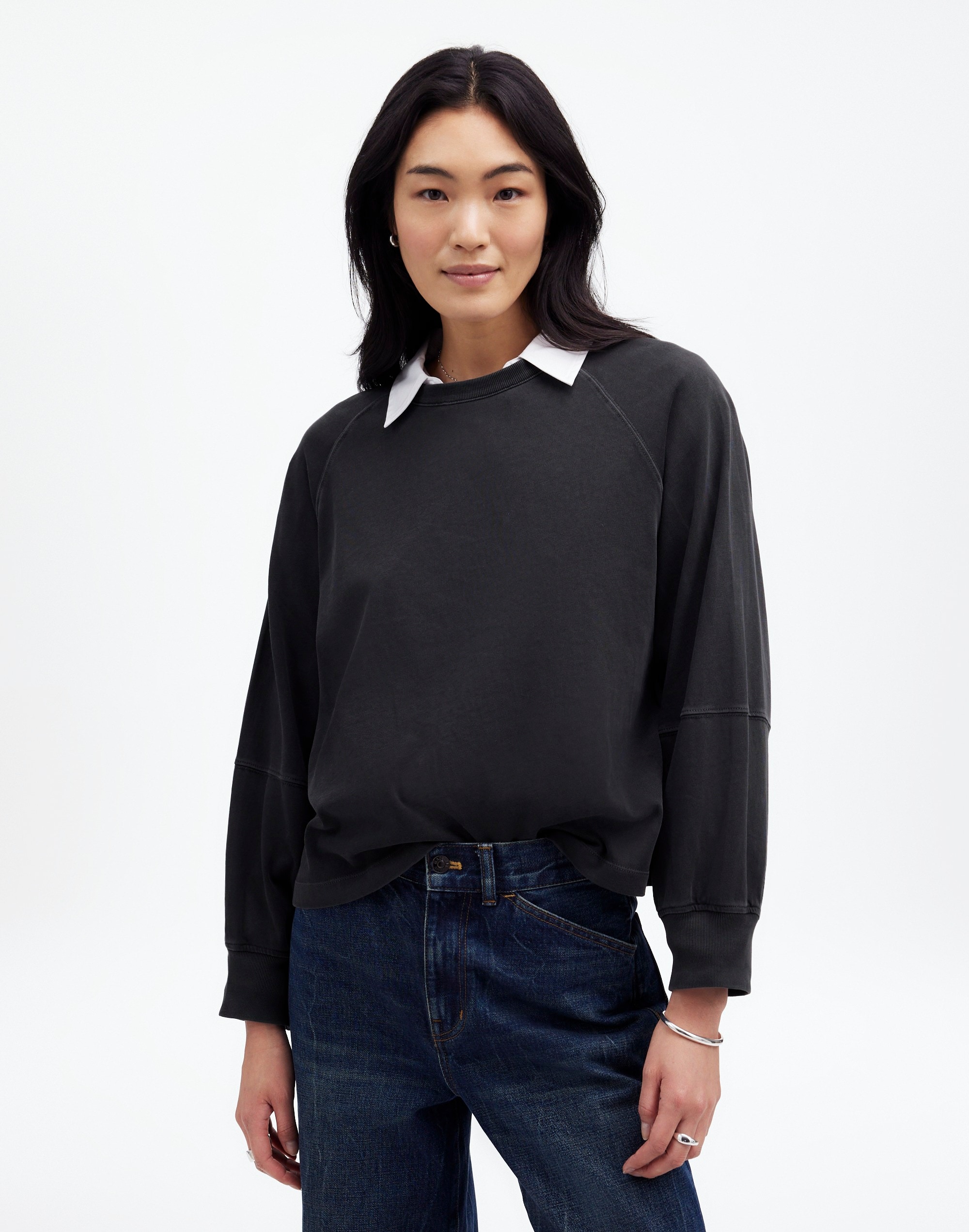 Relaxed Long-Sleeve Raglan Tee