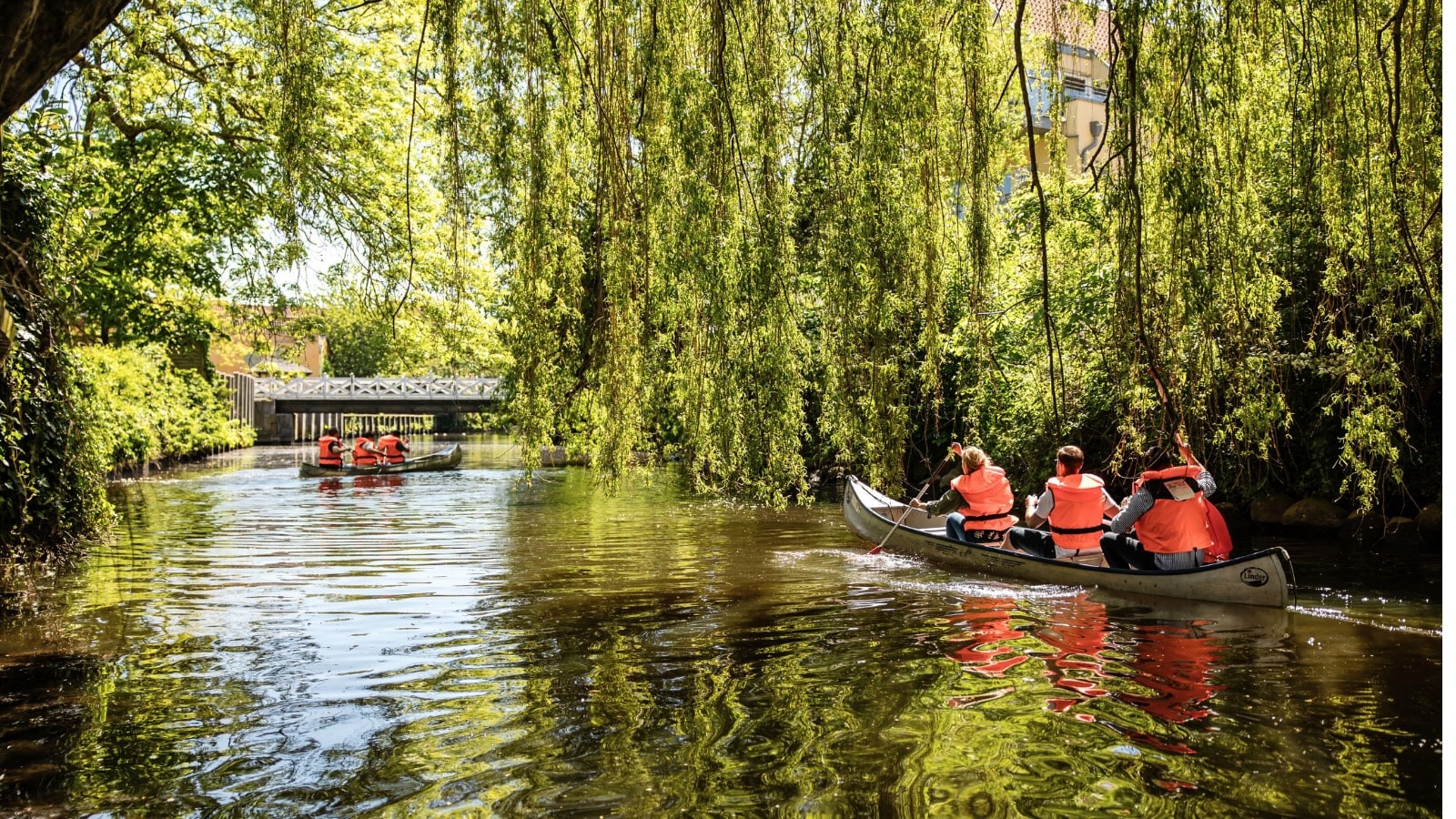 Køge river canoeing, Denmark