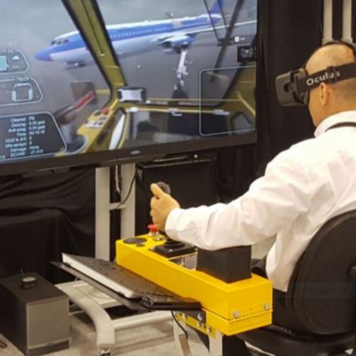 Joy 18hd Vr Training Simulator Forgefx Simulations - Premium Vintage Art Gallery - Full HD