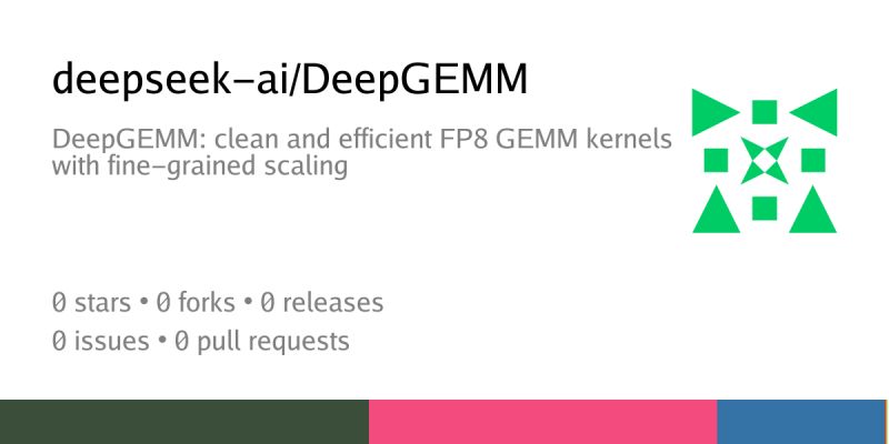 Github Deepseek Ai Deepgemm Deepgemm Clean And Efficient Fp8 Gemm - Download Professional Abstract Design | 4K