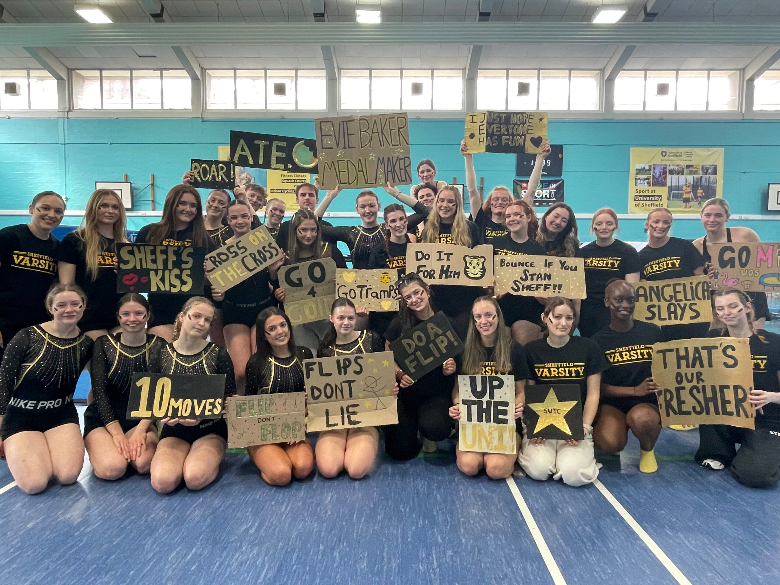 University of Sheffield trampolinists continue winning streak, adding three more points in Varsity.