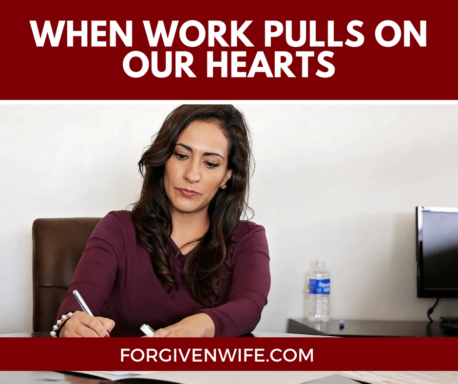 Is your heart pulled away by your work and your to-do lists?