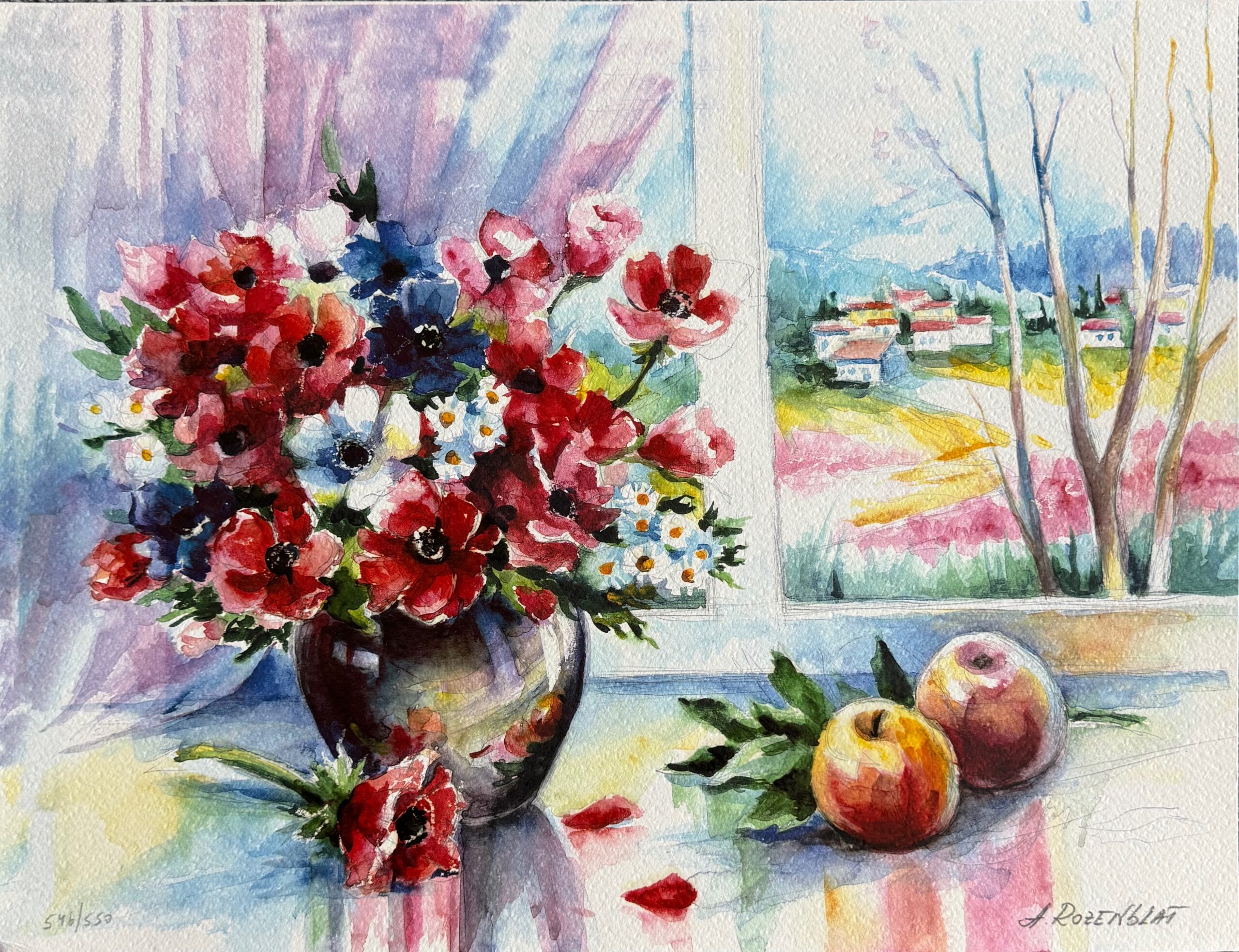 Ana Rosenblat SUMMER DAY Hand Signed Limited Editon Serigraph