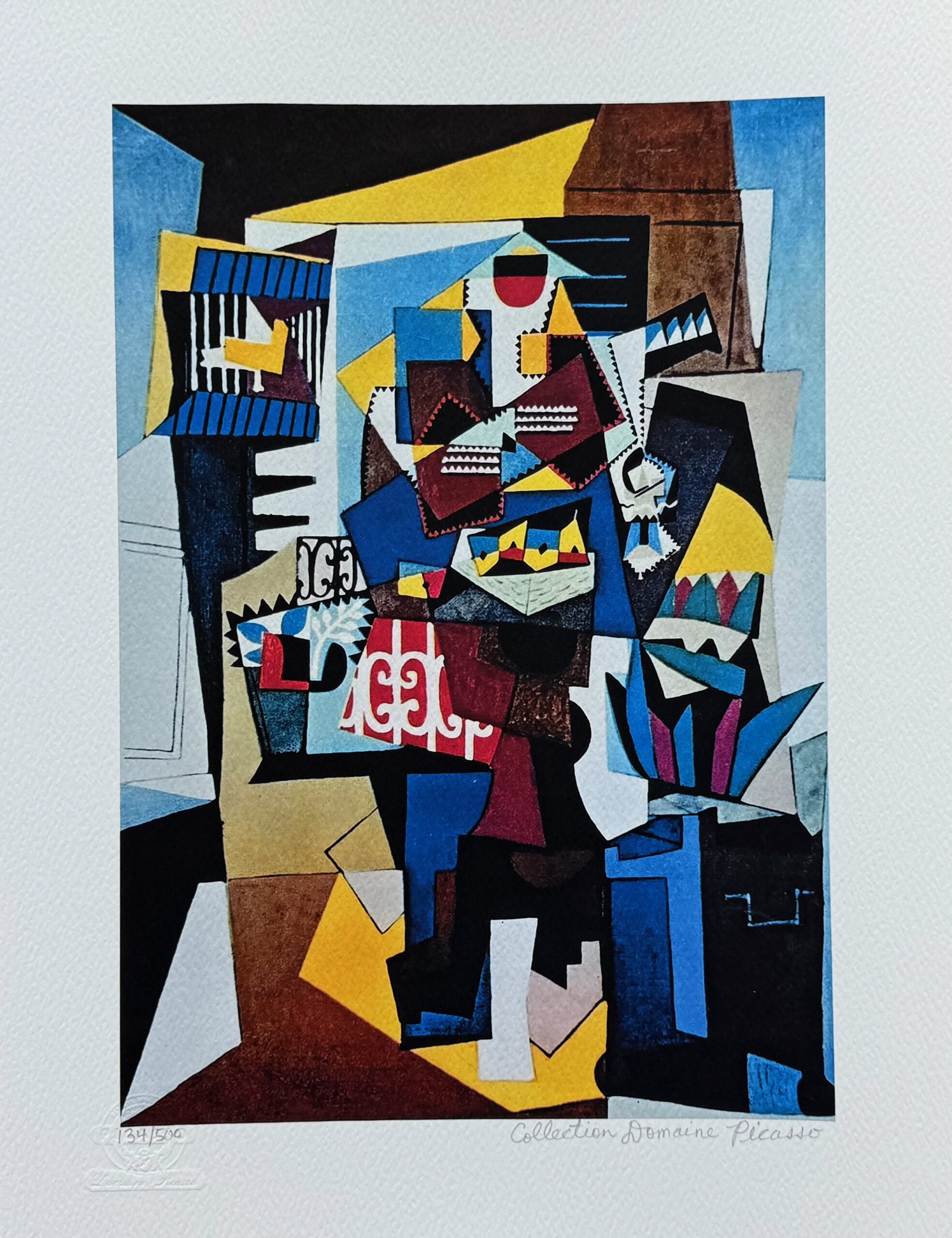 Pablo Picasso ABSTRACT Estate Signed Limited Edition Giclee 16" x 12"
