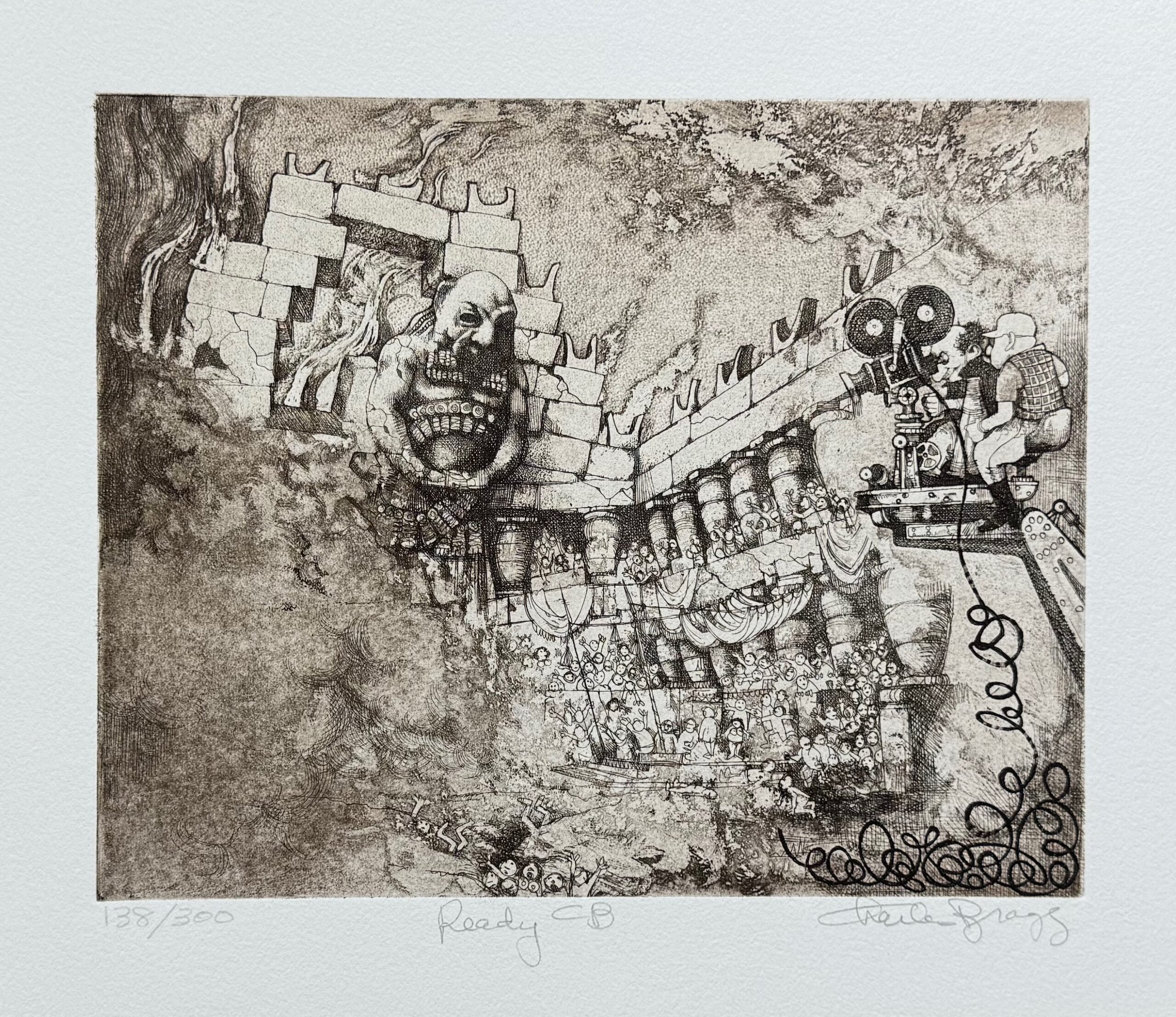 Charles Bragg READY CB Hand Signed Limited Edition Etching