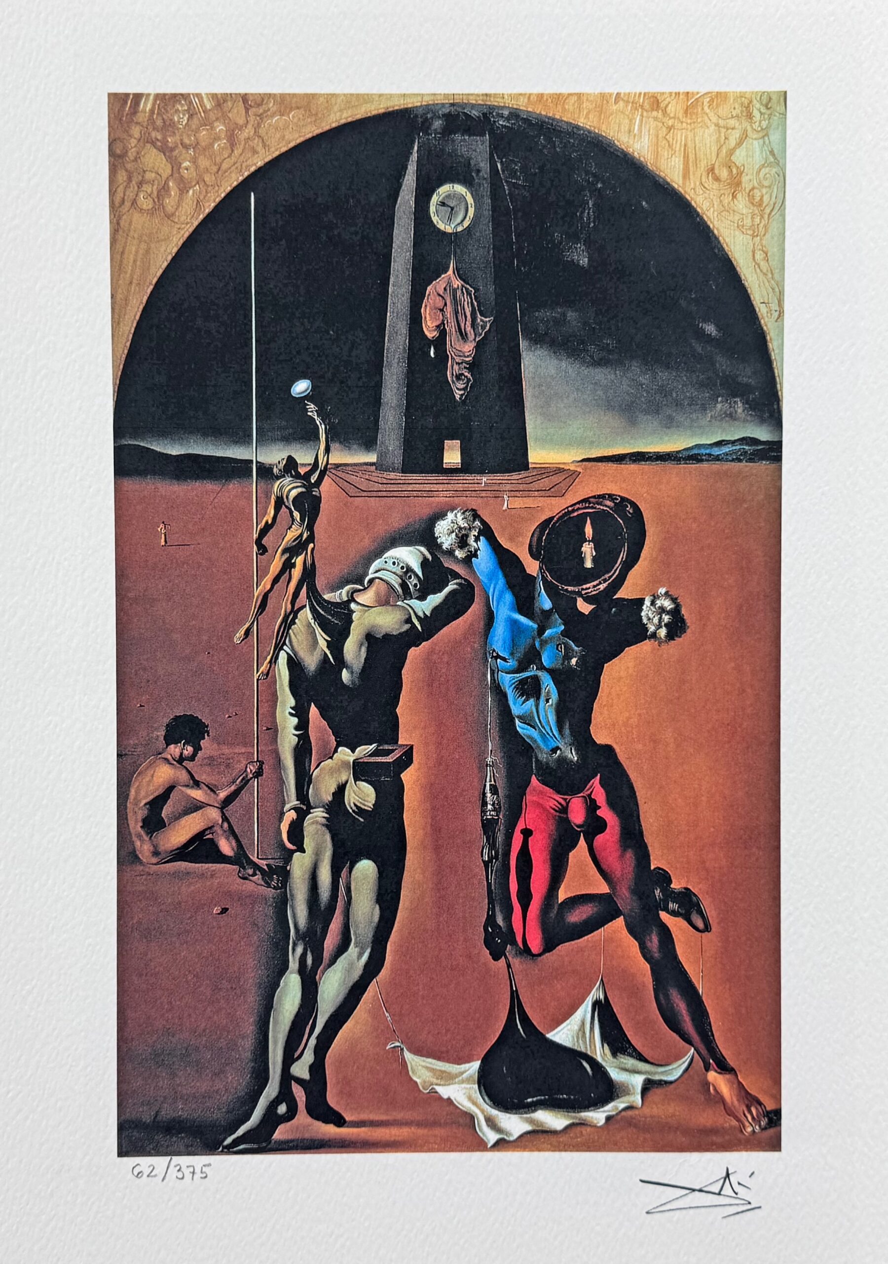 Salvador Dali POETRY OF AMERICA Signed Limited Edition Giclee 16" x 12"