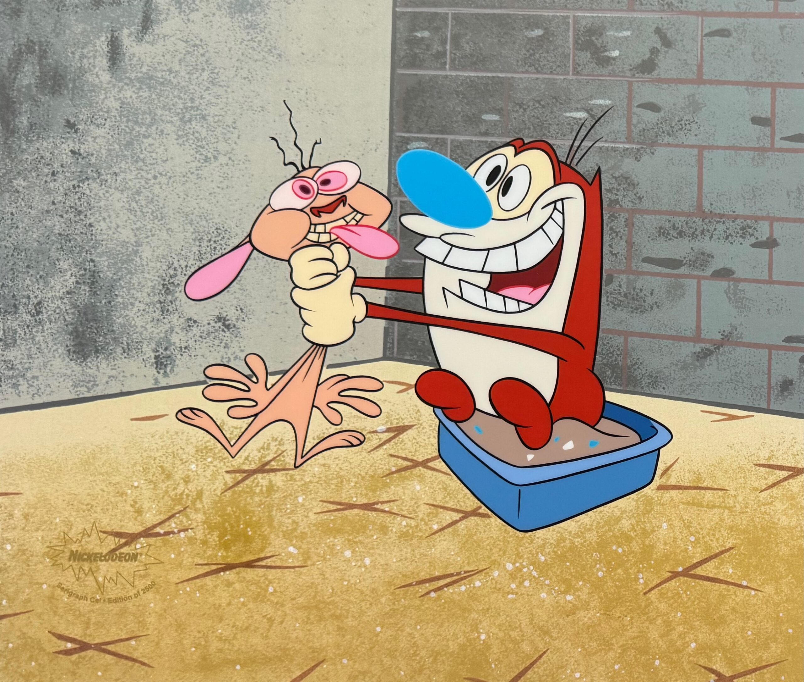 Nickelodeon REN AND STIMPY Animation Art Sericel