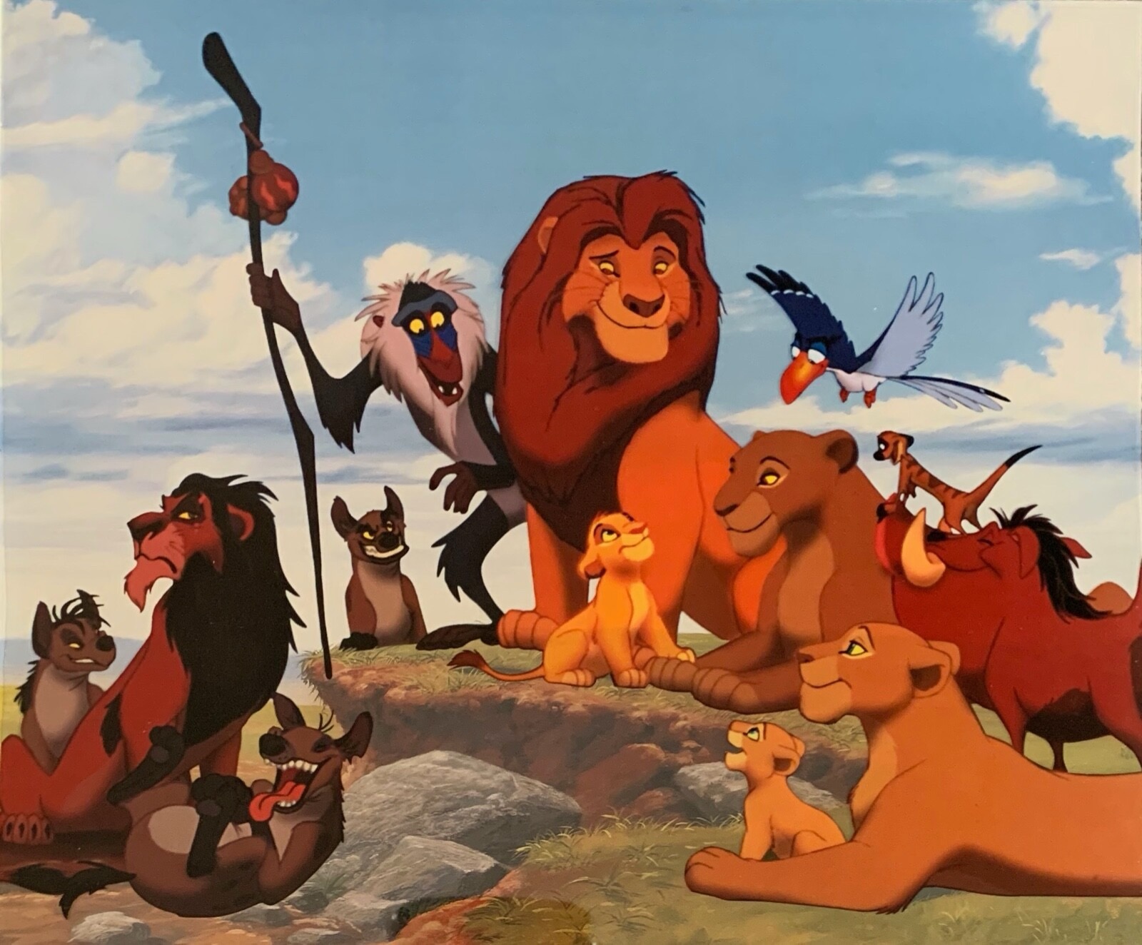 WALT DISNEY THE LION KING 1994 Limited Edition Sericel