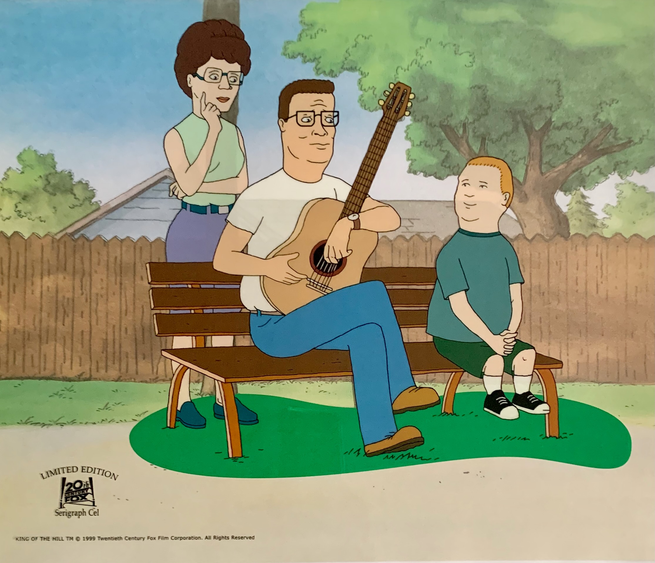 King of the hill sericel animation art cel 20th century fox