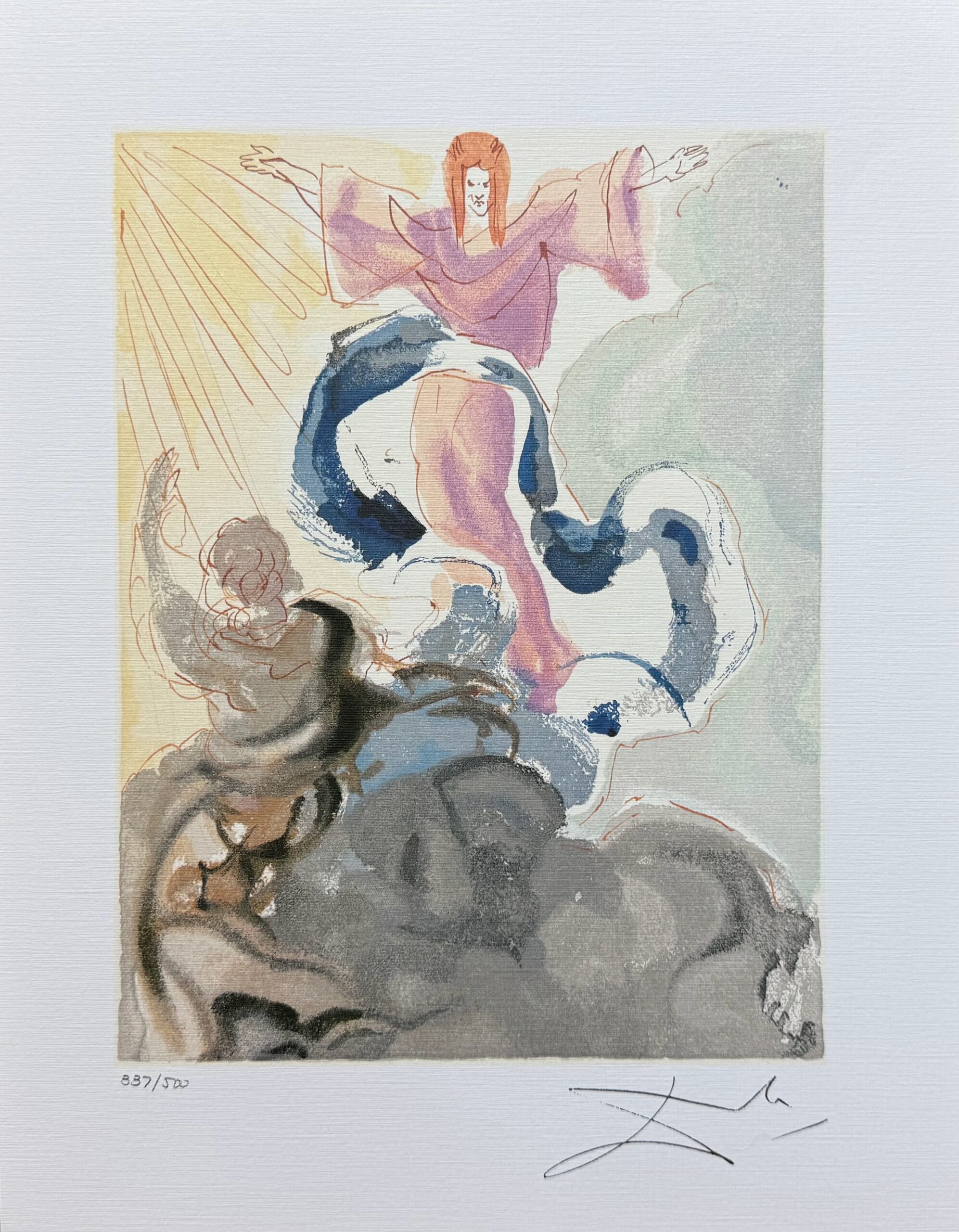 Paradise 3 offset lithograph