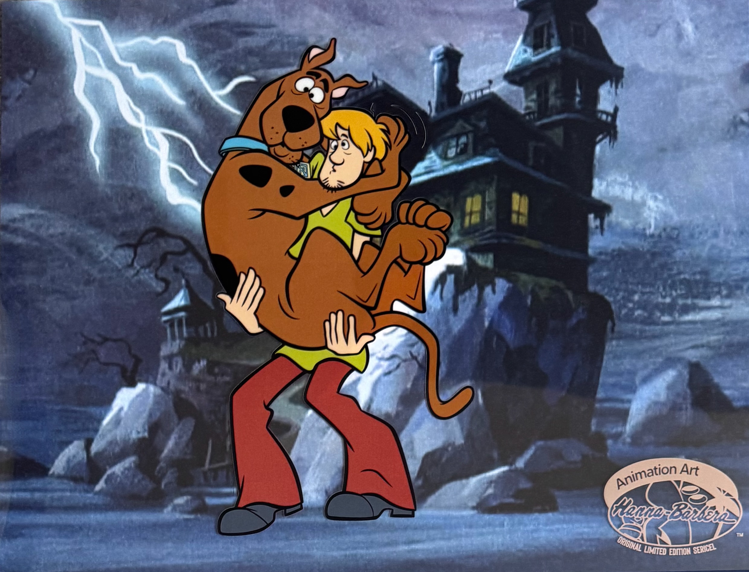 SCOOBY DOO Zoinks Sericel Animation Art Cel Hanna Barbera