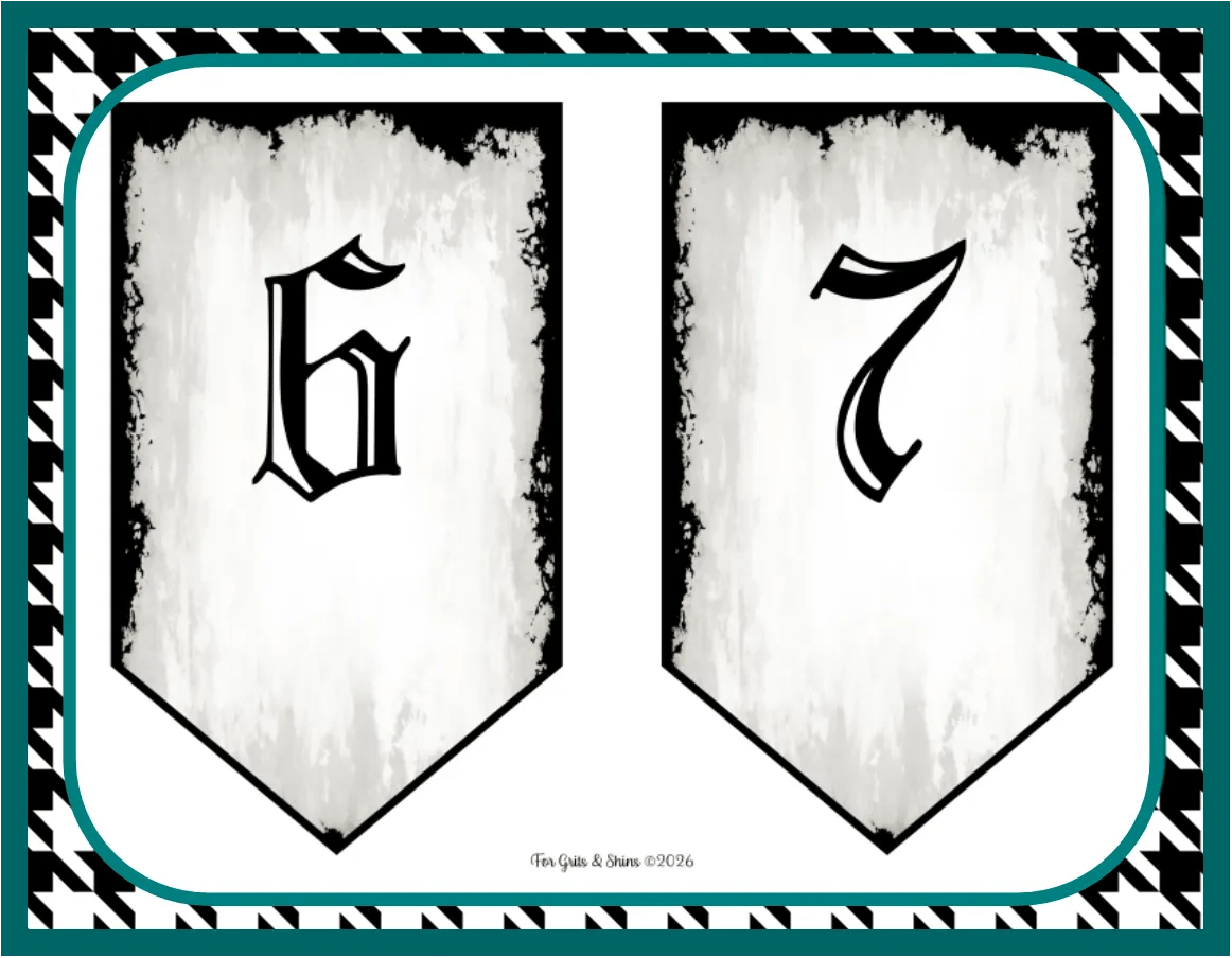 Numbers 6 & 7 banner image