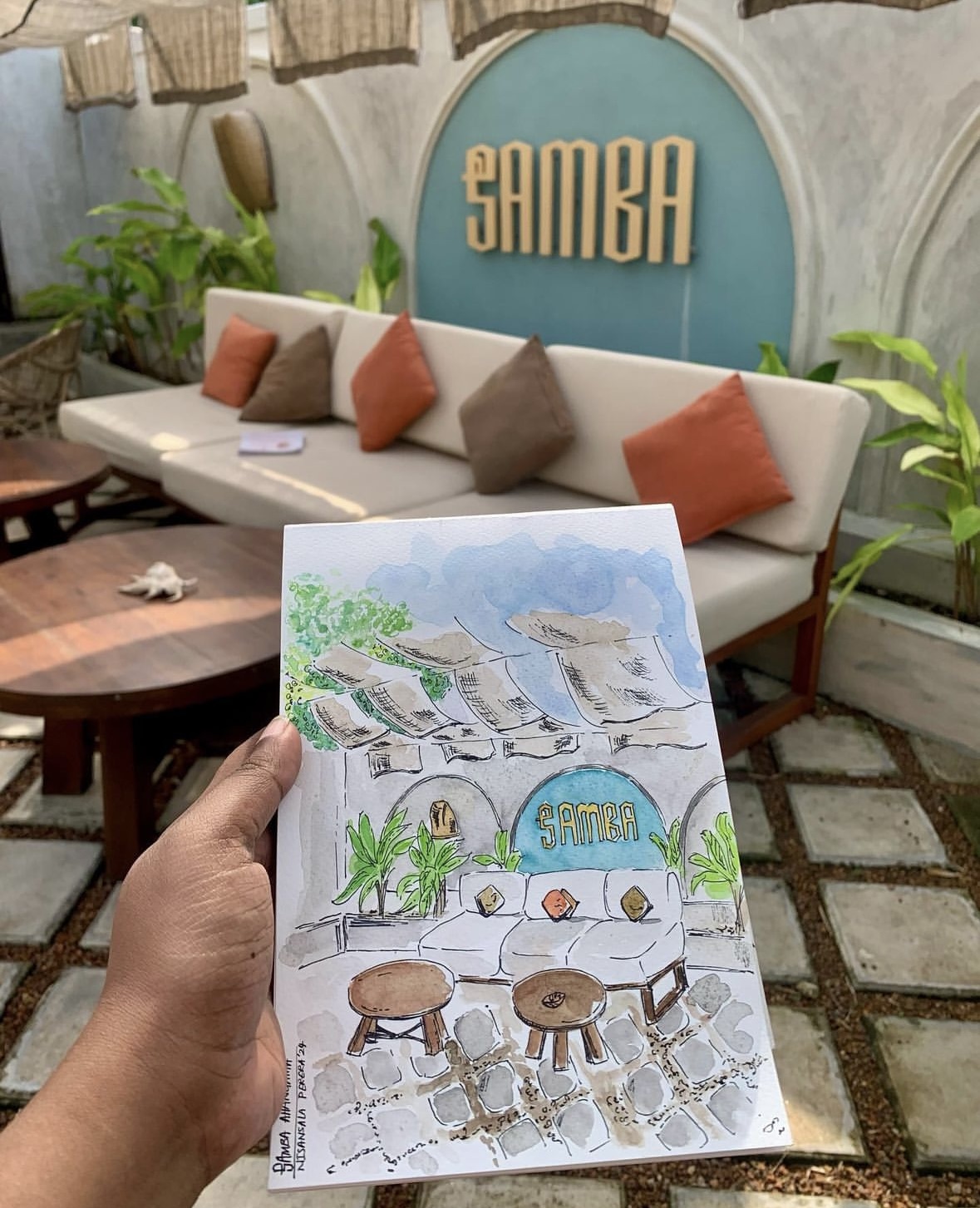 [어반스케치] 아늑한 남부 스리랑카에서 꼭 방문해야 할 곳, 아항가마