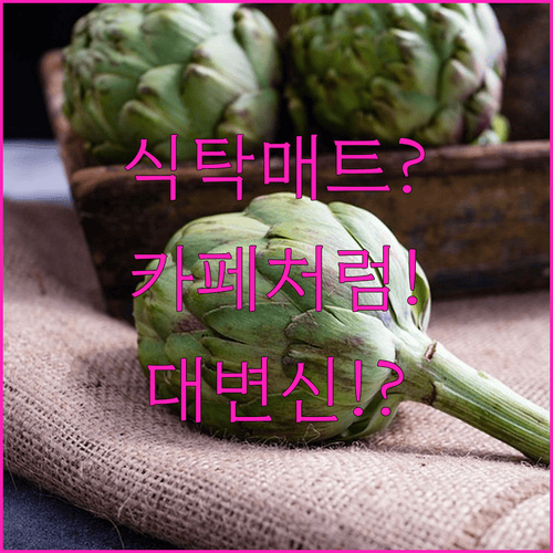 매트 하나 바꿨을 뿐인데 우리 집 식탁이 카페처럼 변하는 이유