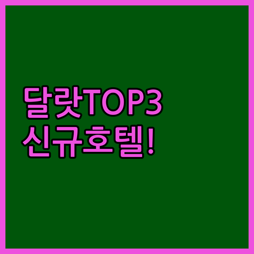 2026년 달랏 호텔 추천 TOP3, 신규 오픈 호텔의 진짜 후기를 공개합니다