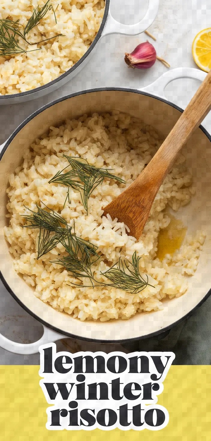 Photo of Lemony Winter Risotto Recipe