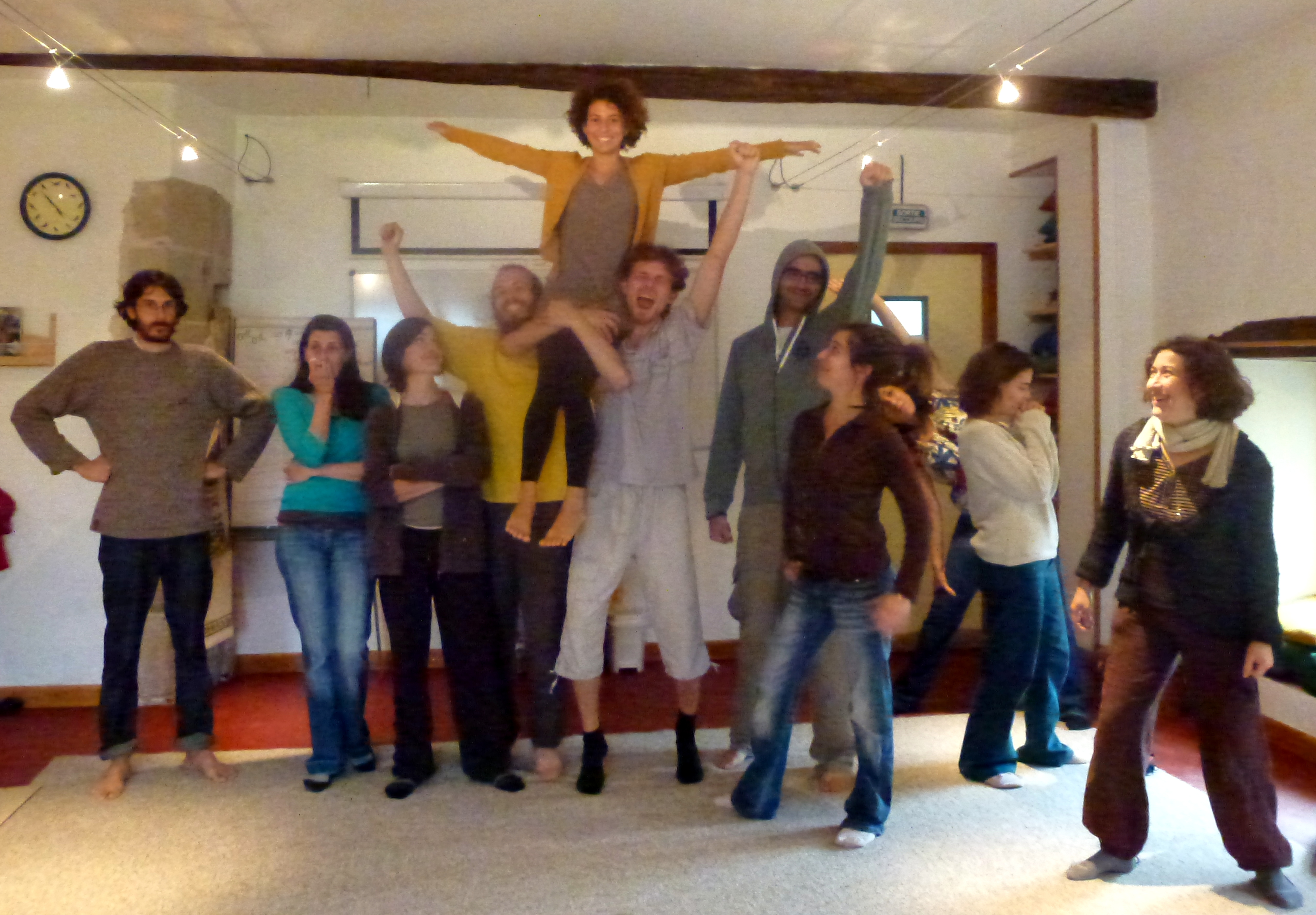 La FEVE 4 en session d'expression de groupe
