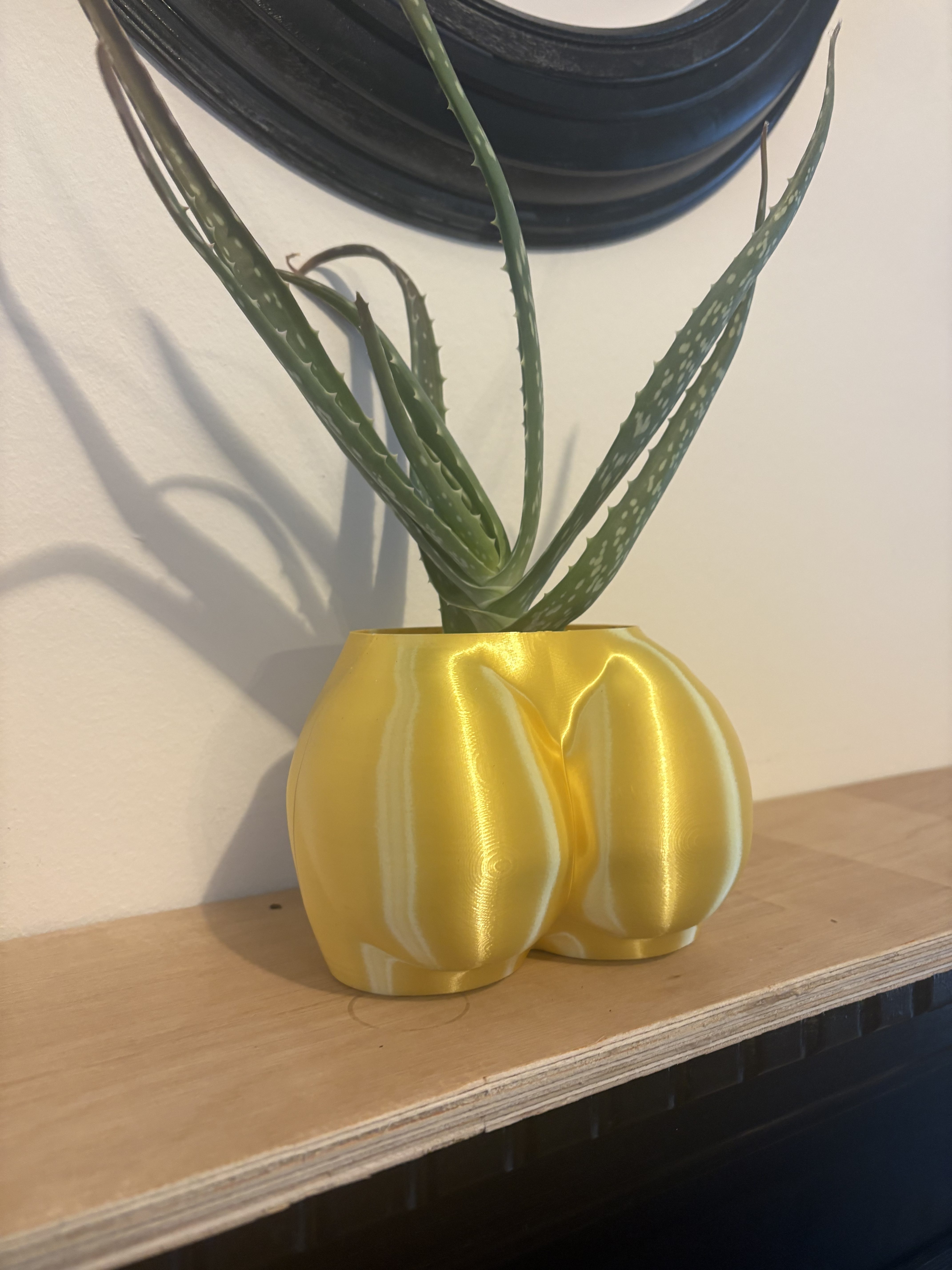 Sculpted Nude Planter