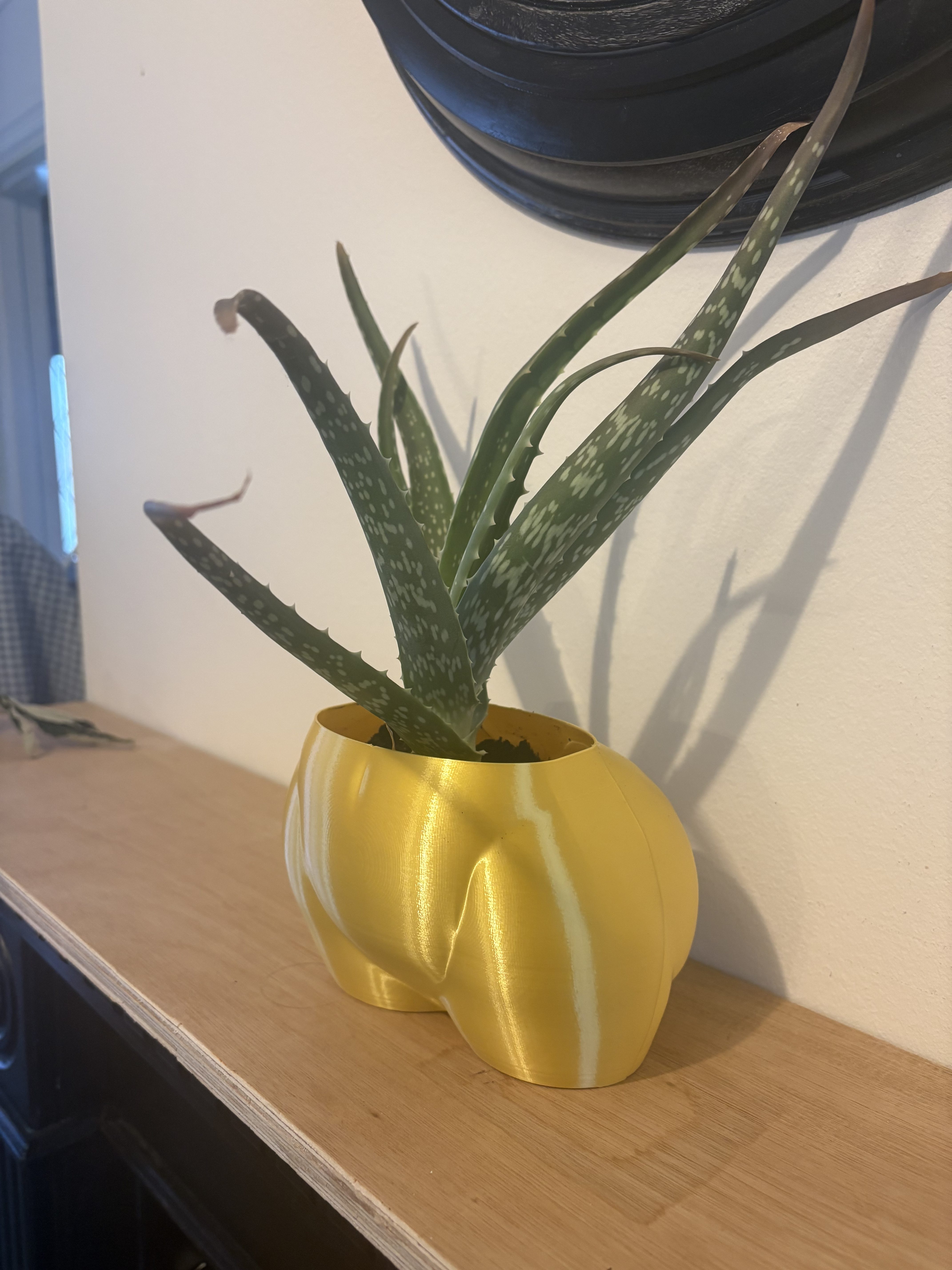 Sculpted Nude Planter