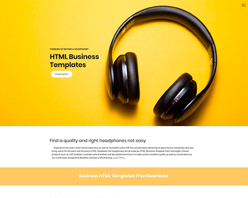 Latest Html5 Website Templates Overview