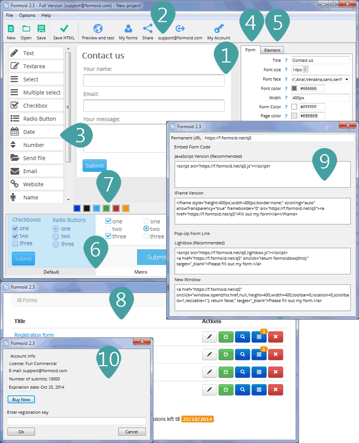 Formoid Beautiful Css Form Generator