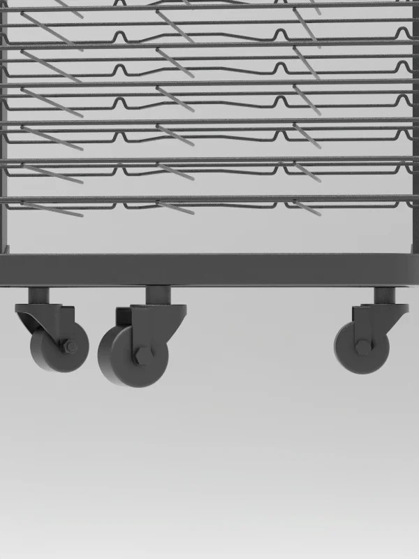 Foldable Picture Rack frame detail