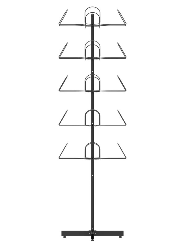 Modern Standing Hat & Wig Rack Display Stand