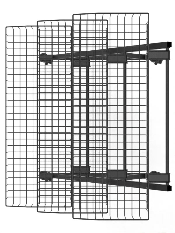 3-Tier Supermarket Storage Rack shelf structure detail