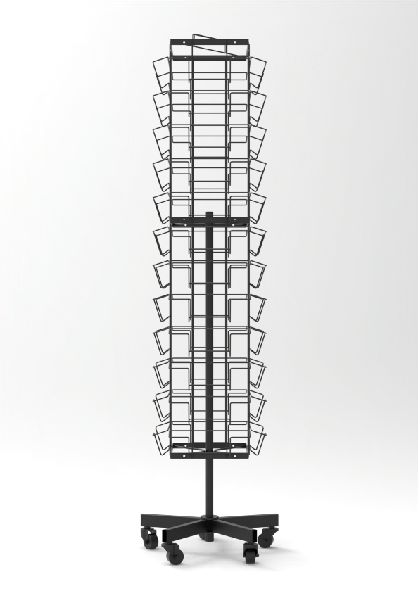 4-Sided Greeting Card Display Rack