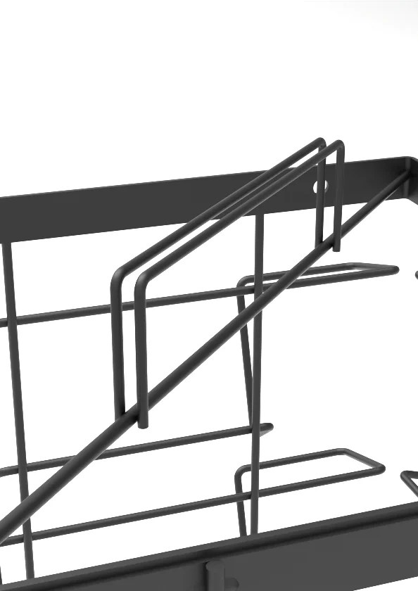 4-Sided Greeting Card Display Rack rotating base detail