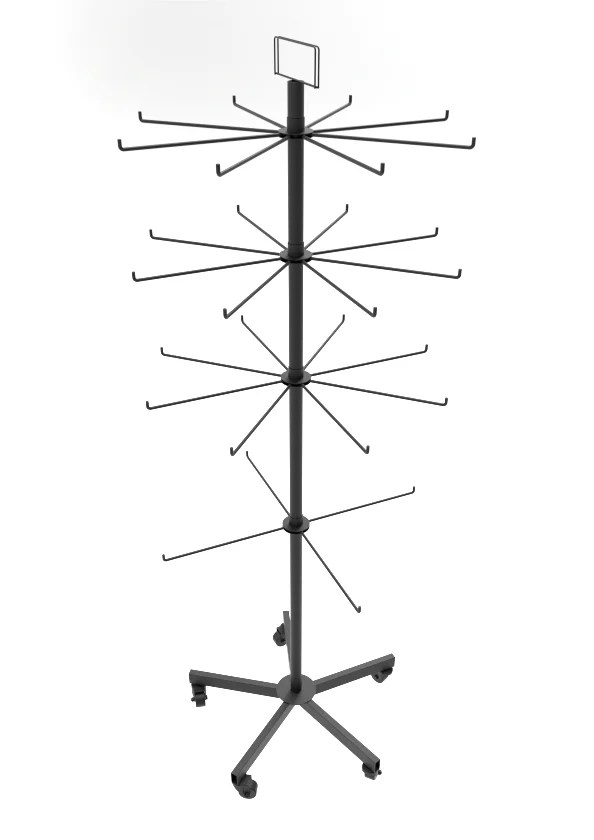 Paper Bag Display Rack holder detail