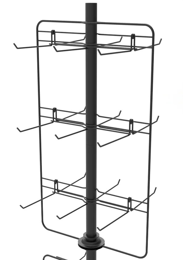 Freestanding Display Stand side view