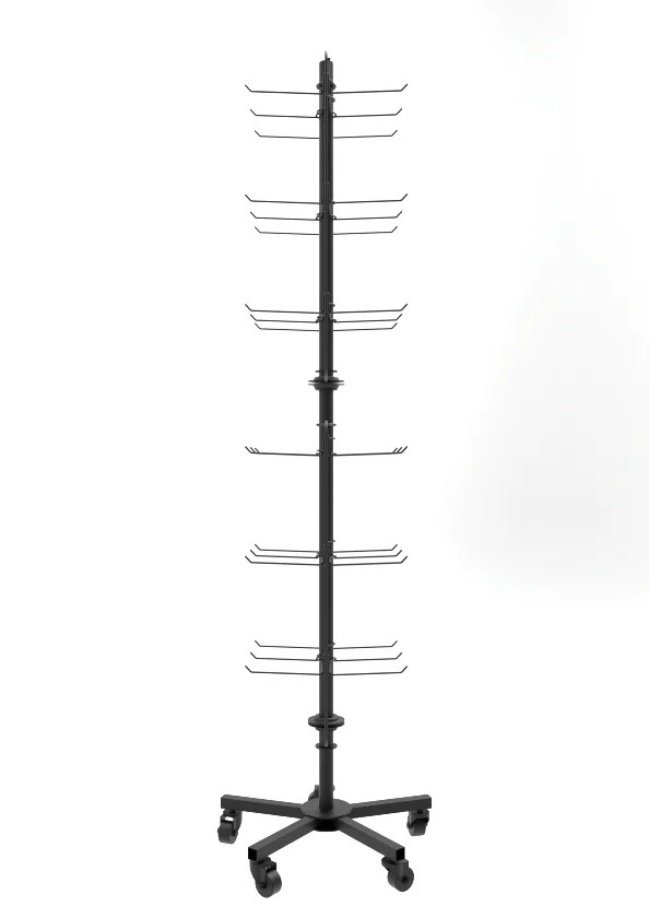 Freestanding Display Stand side view