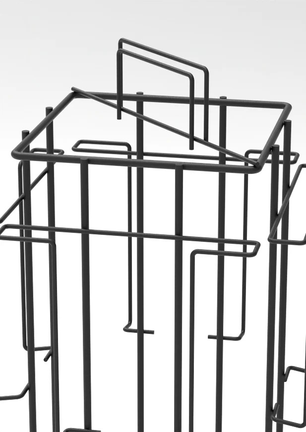 Greeting Card Display Rack card pocket detail