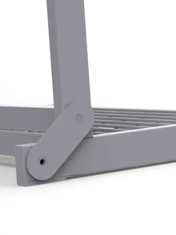 Metal gridwall panel display rack structure for retail merchandising