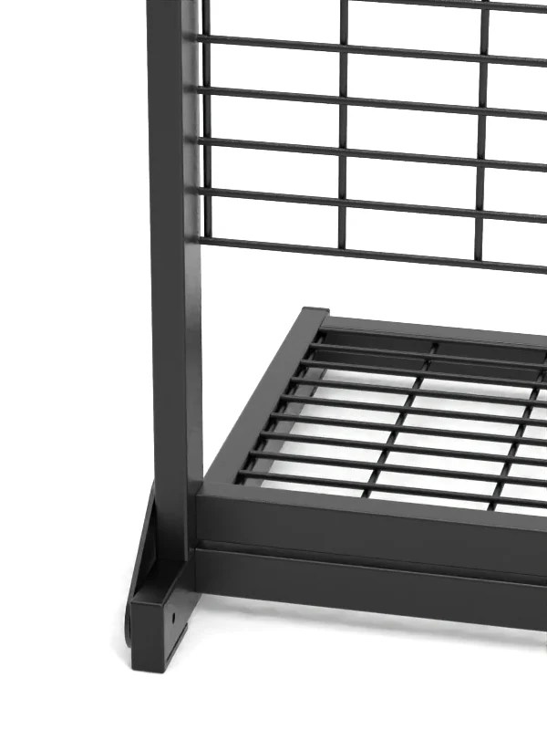 Metal gridwall rack reference image for retail display projects