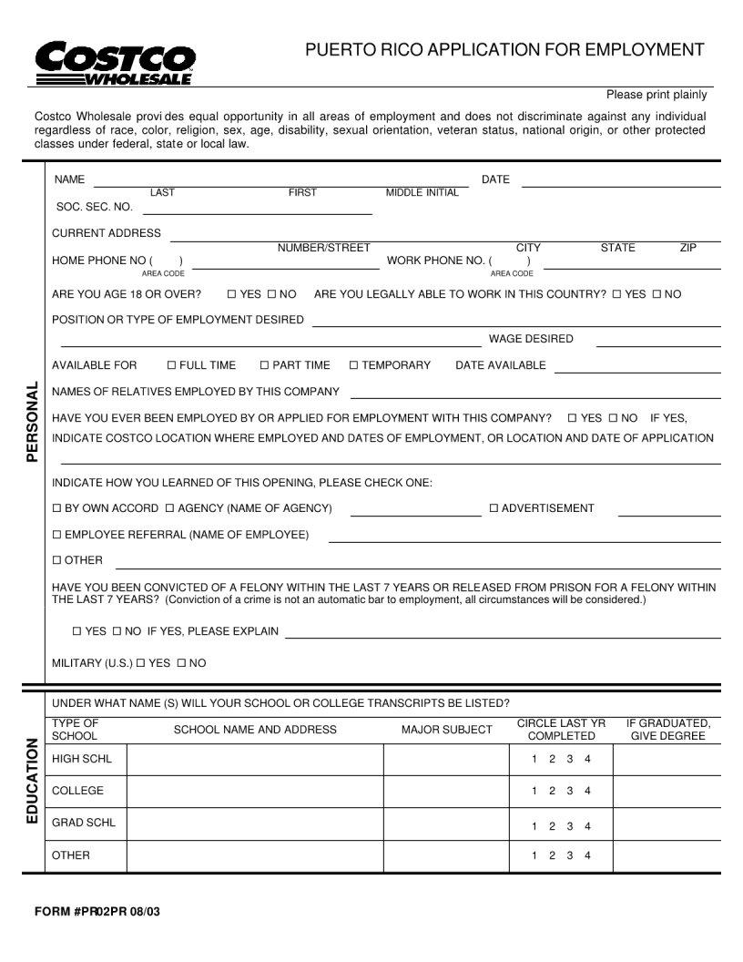 Costco Employment At Wesley Simmons Blog 49223.