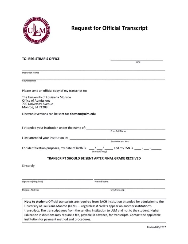 Ollu Transcript Request Form Fill Out Printable Pdf Forms Online - Best Abstract Textures in High Resolution