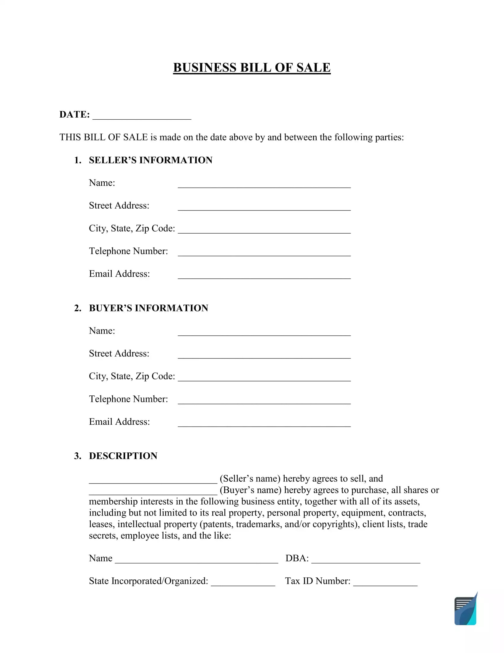 Corporate Agreement Templates