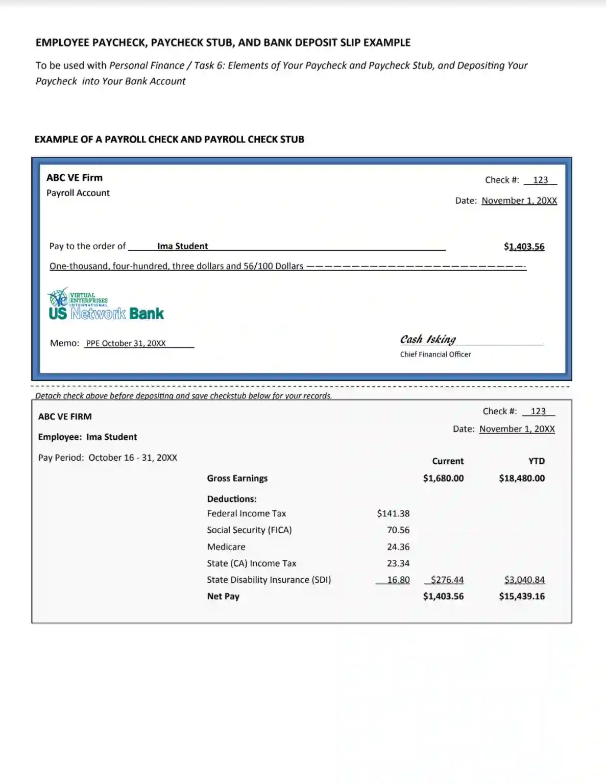 Payroll management requires a set of processes to be followed which starts with calculating the basic pay and ends with offsetting all deductions to get the gross pay. Payroll Check Template Fill Out Printable Pdf Forms Online
