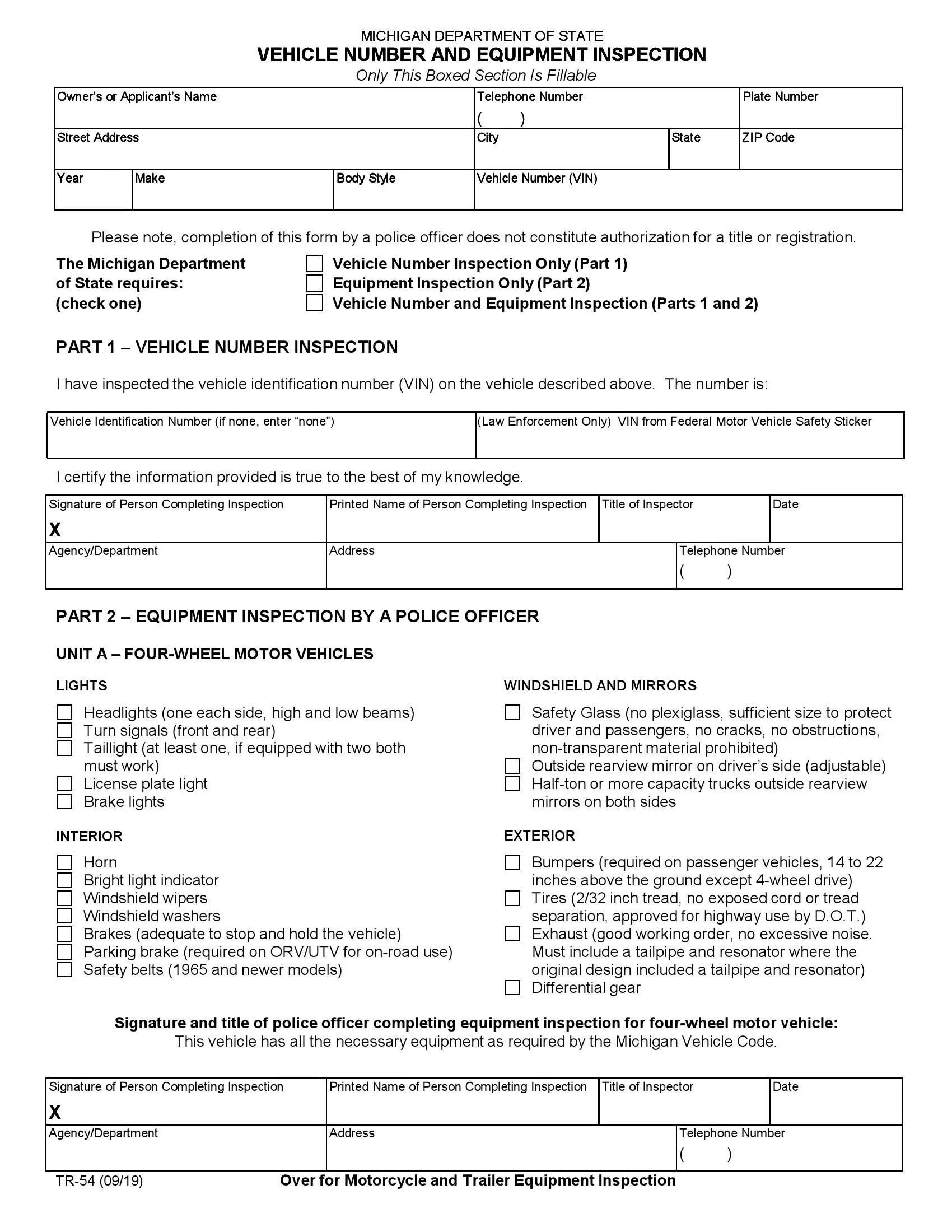 free michigan vehicle bill of sale form pdf formspal