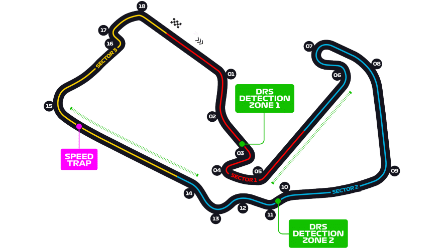 Formula 1 Grand Prix Weekend Attendance 2025 Visitors British Silverstone Circuit Map 