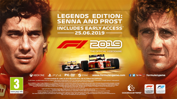 Codemasters Reveals Legends Edition As F2 Now Part Of 2019
