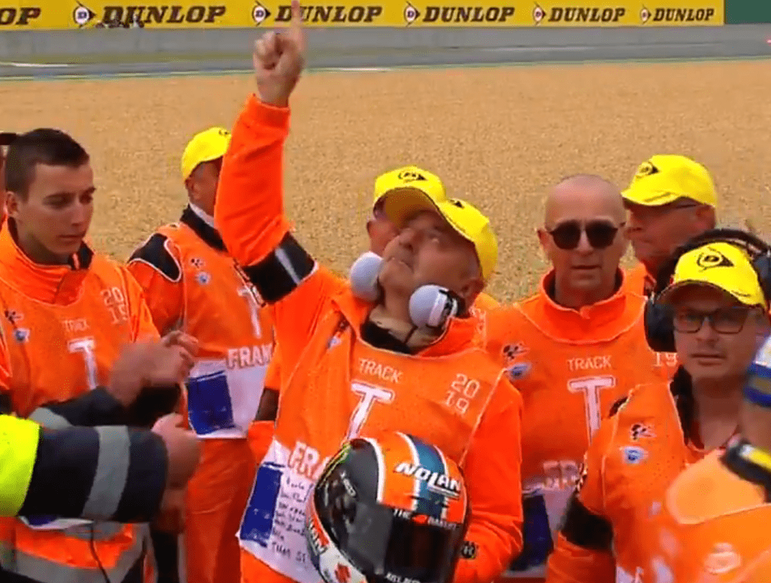 Rins Gifts His Helmet To Fallen Marshal S Family After
